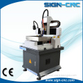 2016 new style ! mini router cnc for Mold manufacturing , wood cutting with guide rails